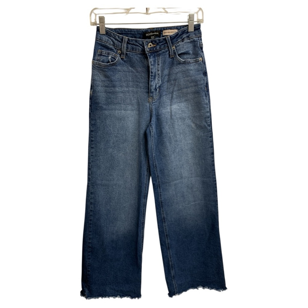 BCBGeneration Dark Blue Straight Leg Jeans Size XS